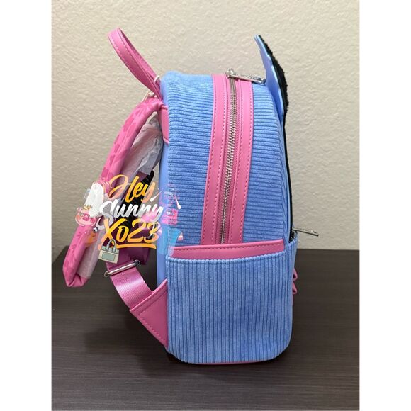 Loungefly Disney Winnie the Pooh Eeyore Peeking Corduroy Mini Backpack - Picture 5 of 6